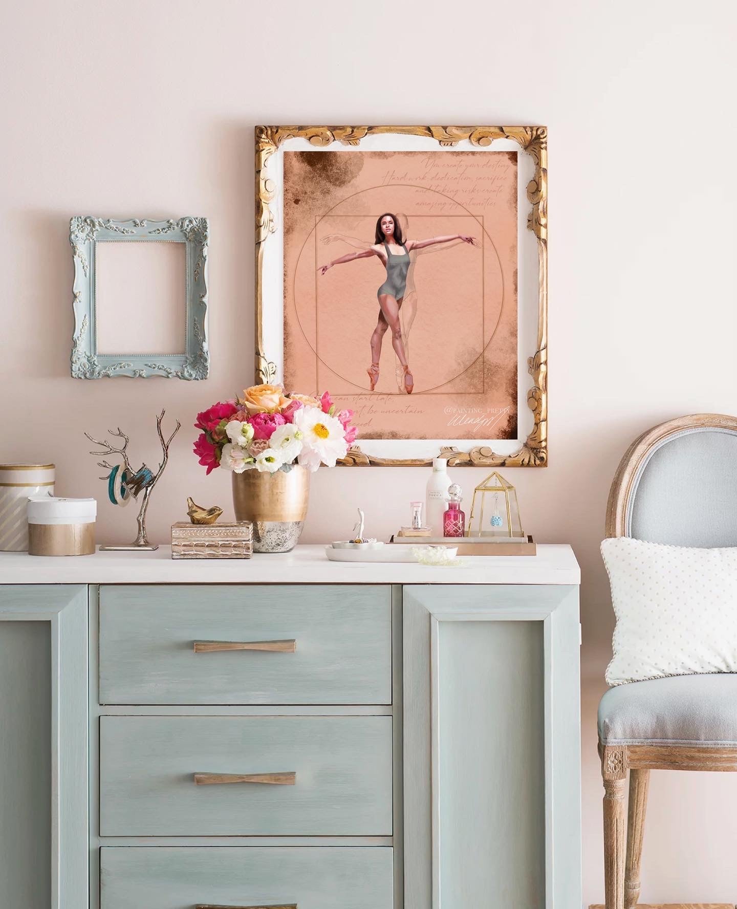 Black Woman Empowerment: Vitruvian Woman