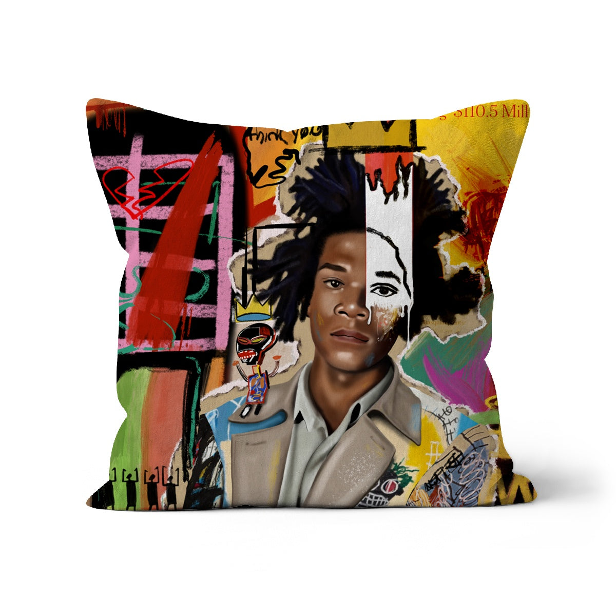 Basquiat's World Cushion