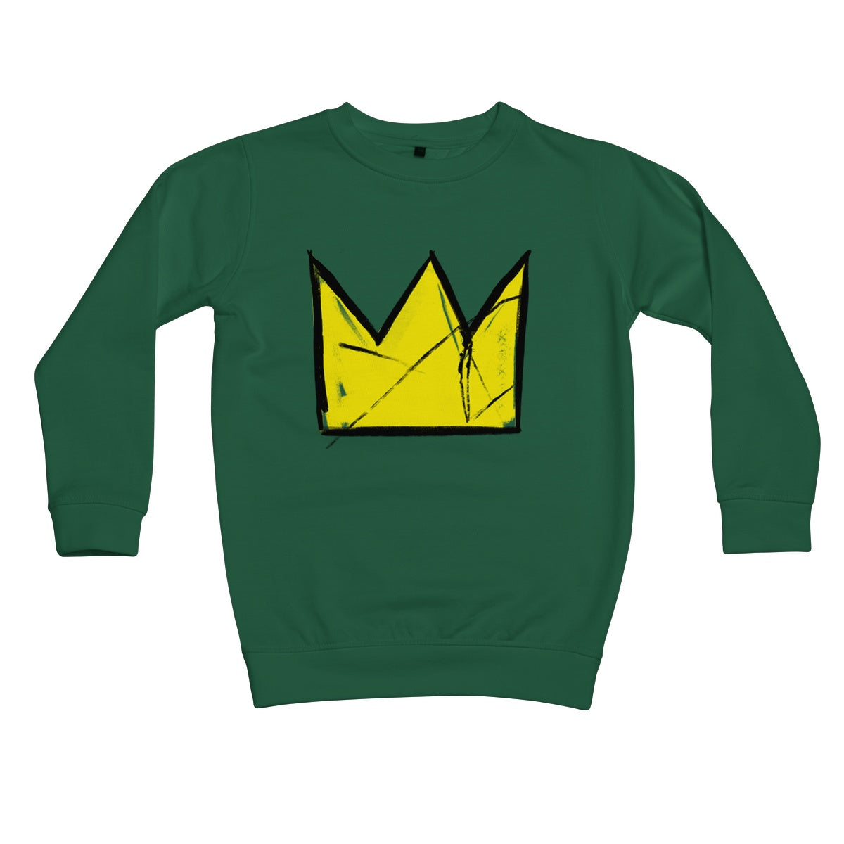 Inspired: Basquiat Crown Me Kids Sweatshirt