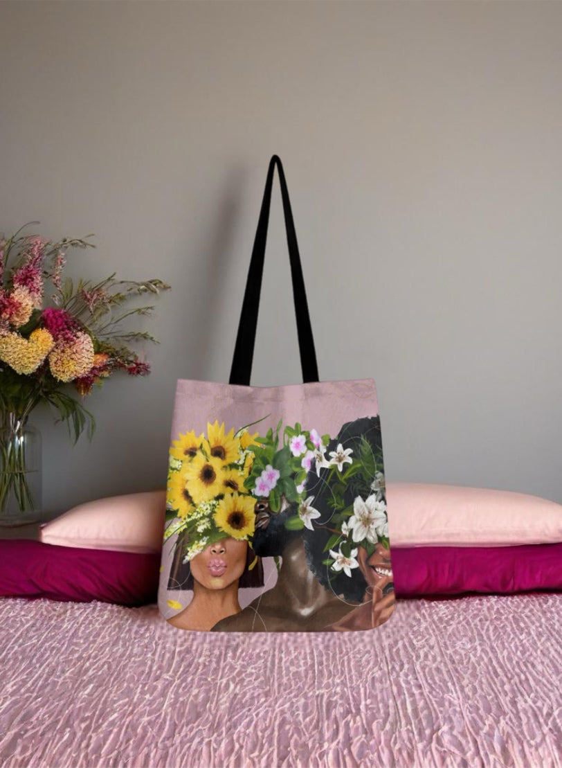 Blooming Together Cloth Tote Bag