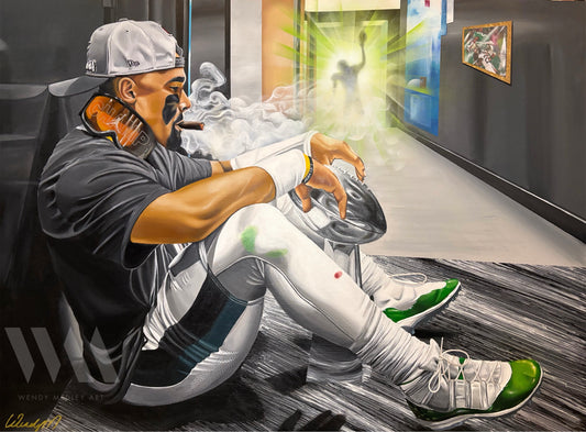 Jalen Hurts Portrait "The Moment"