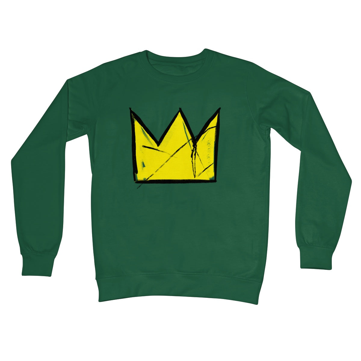 Inspired: Basquiat Crown Me Crew Neck Sweatshirt