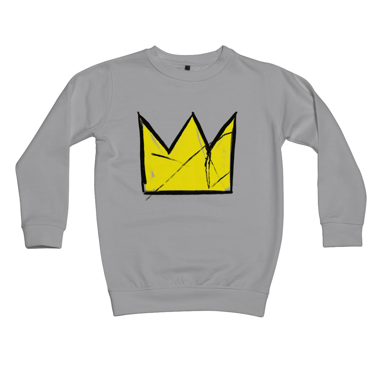 Inspired: Basquiat Crown Me Kids Sweatshirt