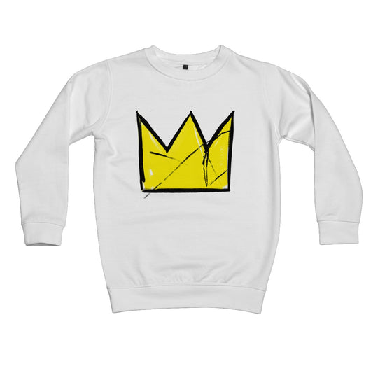 Inspired: Basquiat Crown Me Kids Sweatshirt