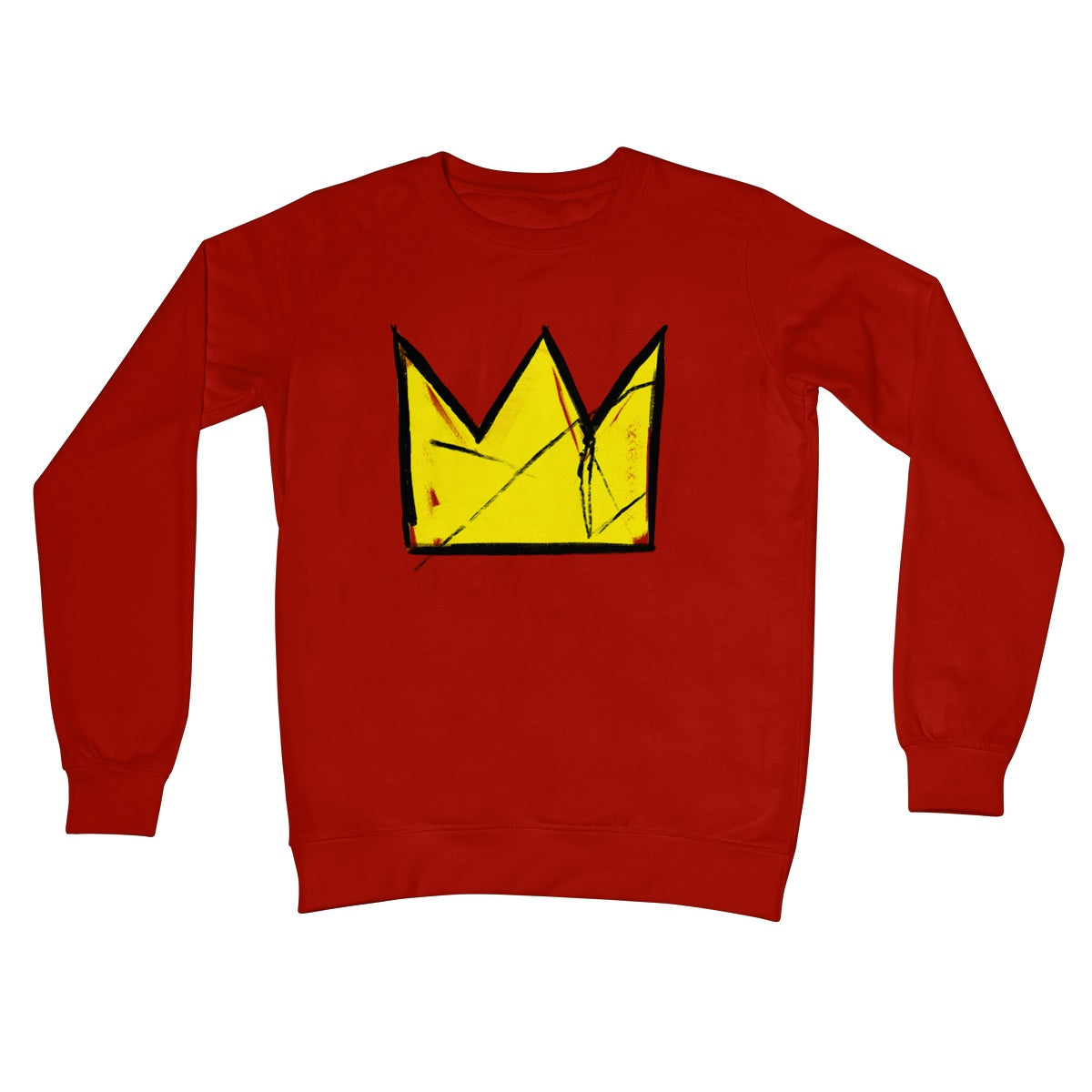 Inspired: Basquiat Crown Me Crew Neck Sweatshirt