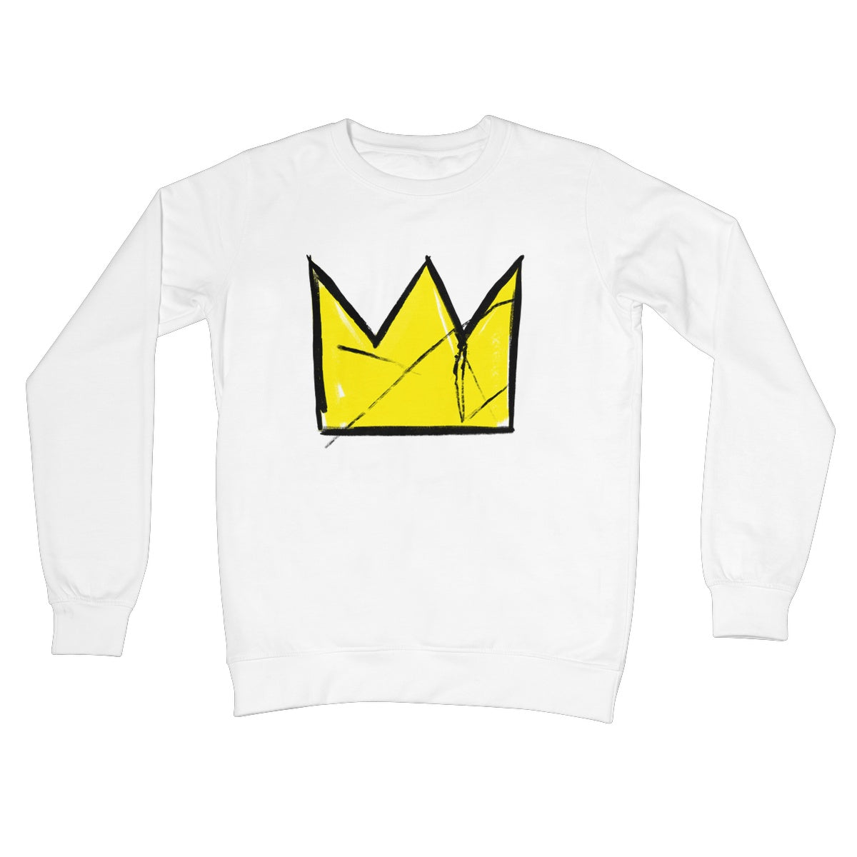 Inspired: Basquiat Crown Me Crew Neck Sweatshirt