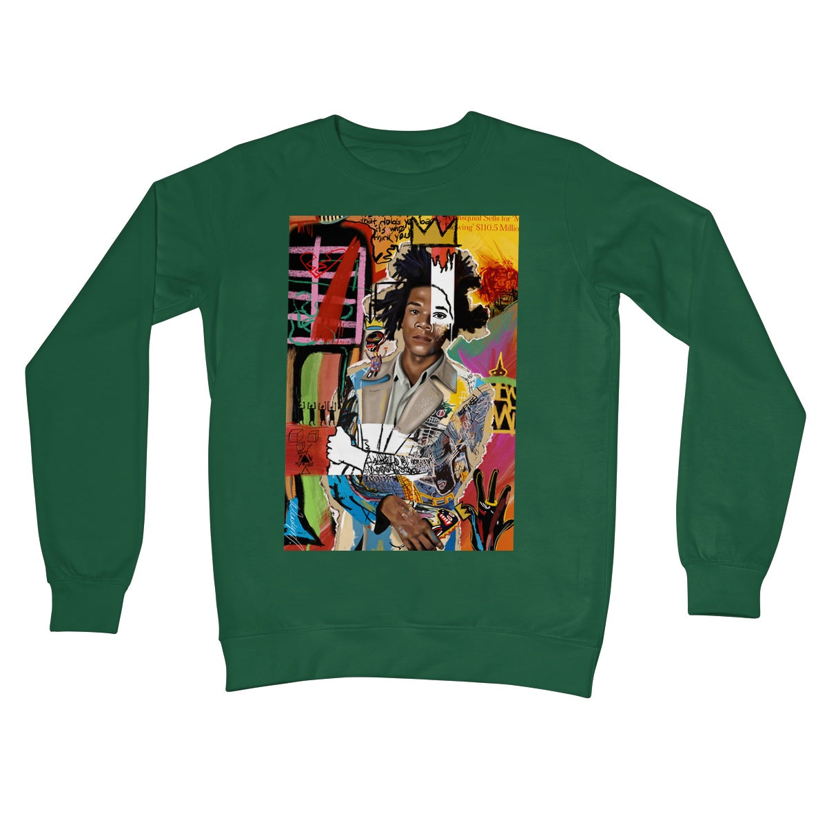 Basquiat's World Crew Neck Sweatshirt