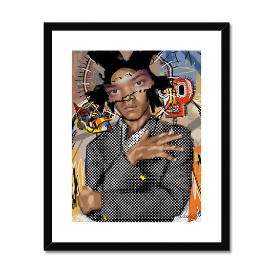 Inspired: Basquiat Versus Framed & Mounted Print