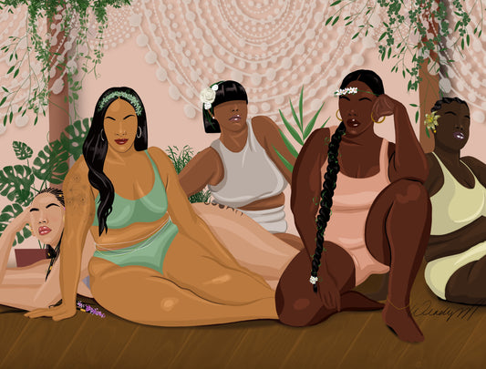 Blooming Thought: Blooms of Sisterhood