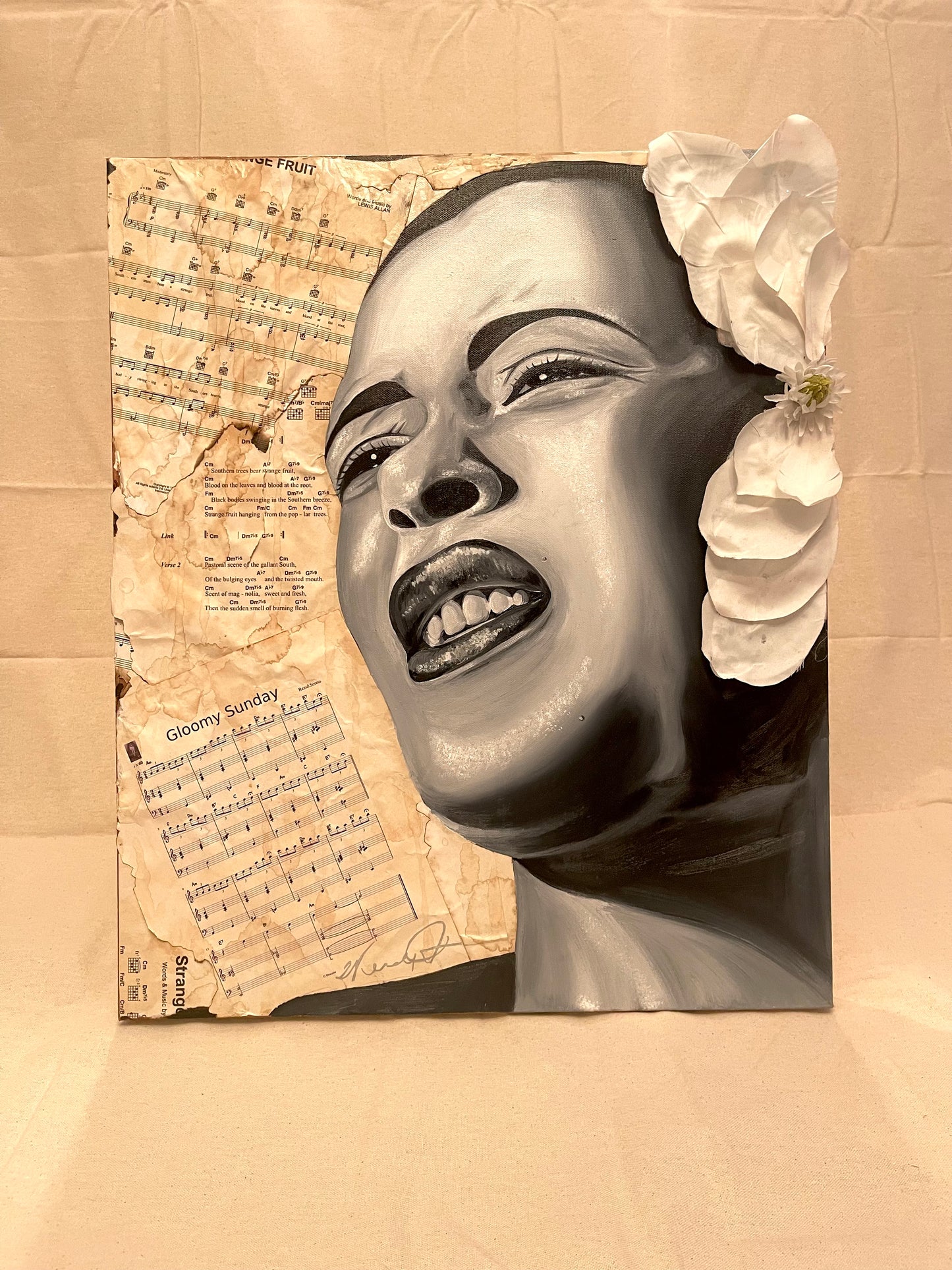 History is Herstory: Lady Day Sings the Blues 20x24