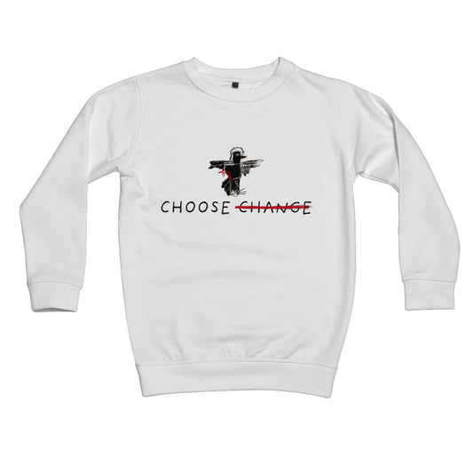 Inspired: Basquiat Choose Change Kids Sweatshirt