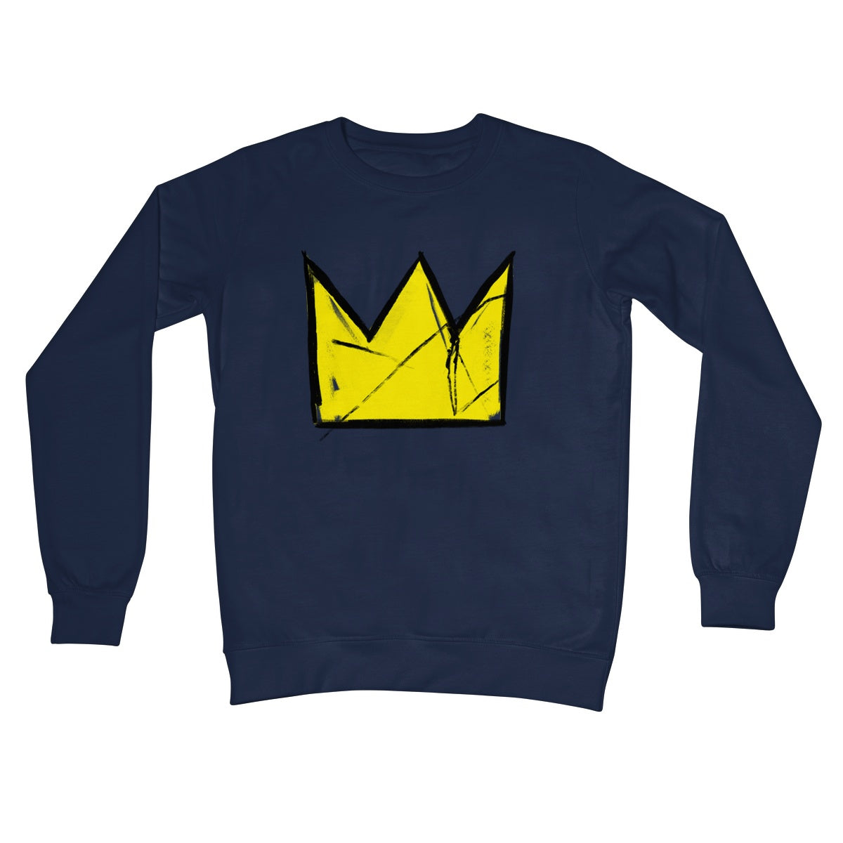 Inspired: Basquiat Crown Me Crew Neck Sweatshirt